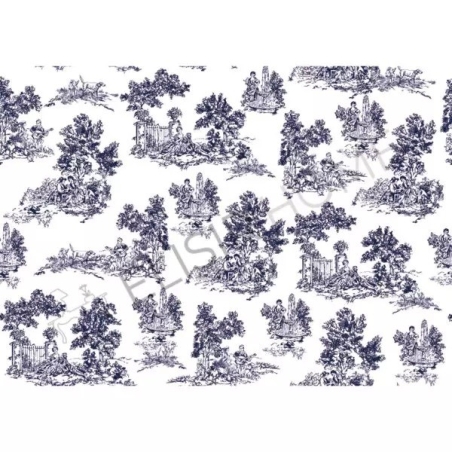 Хартия за трансфер Magic paint TOILE DE JOUY синьо