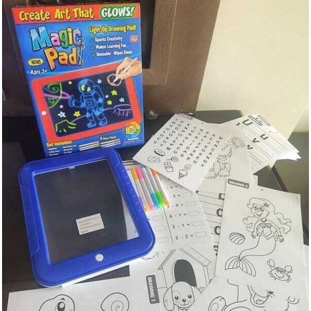Светещ таблет за рисуване Magic Sketch Pad – творческо забавление за деца