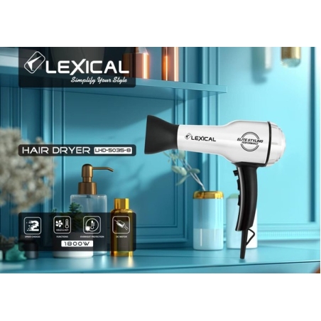 Сешоар HAIR DRYER Lexical – компактен и мощен за ежедневна употреба