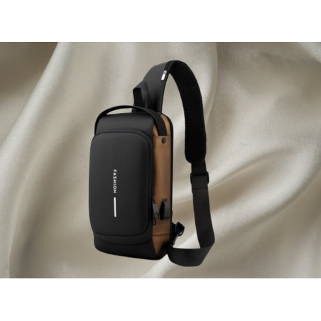 Мъжка чанта за през рамо Crossbody с USB поддръжка за лесно зареждане на устройства
