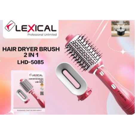 Сешоар четка 2 в 1 Lexical LHD-5085 – лесно сушене и оформяне на косата