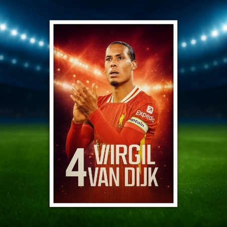 Плакат Virgil van Dijk