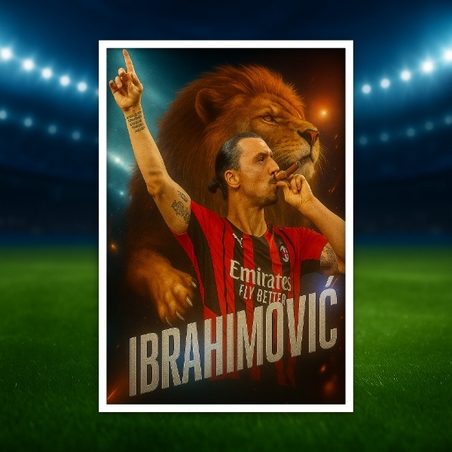 Плакат Zlatan Ibrahimović