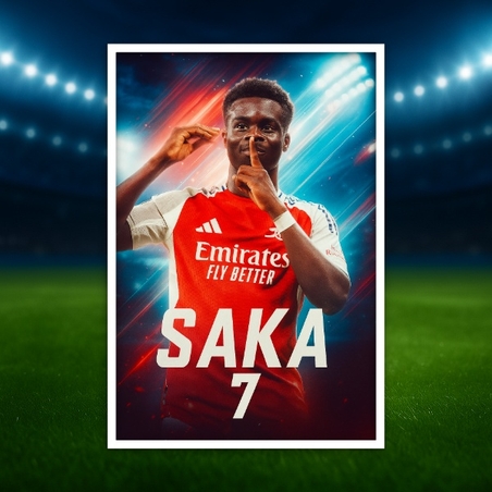 Плакат Bukayo Saka
