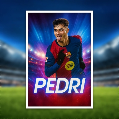 Плакат Pedri
