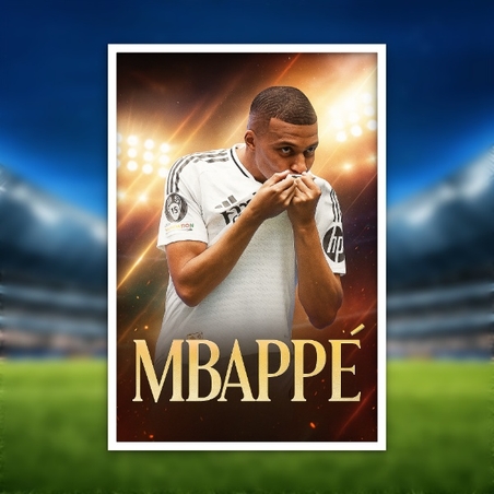 Плакат Kylian Mbappé