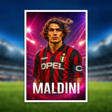 Плакат Paolo Maldini