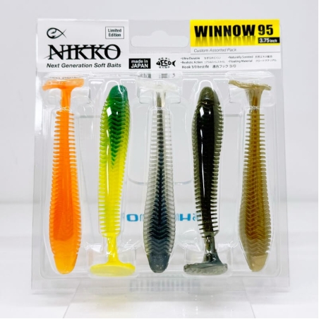 Nikko Winnow 95mm - Twitch Fishing Limited Mix Pack - Силиконова Примамка