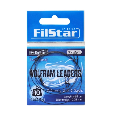 FilStar Wolfram Leader - Повод за щука - 35cm 10kg