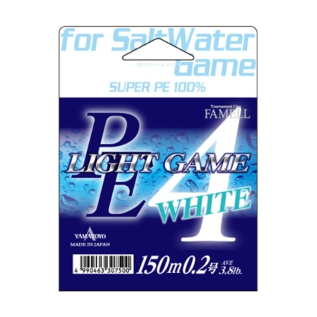 Yamatoyo PE LIGHT GAME X4 - WHITE 150m - Плетено Влакно