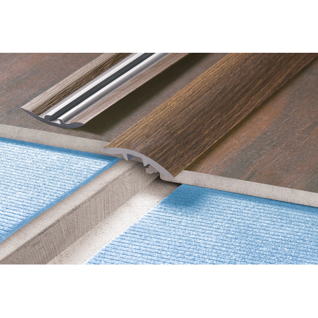 PVC Лайстна преходна с ламинирано фолио 40мм 180см самозалепваща/скрит монтаж – дървесни декори