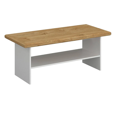 Холна маса RIVA LAW/120 - бяло/дъб харбор