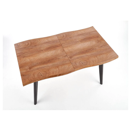 Трапезна маса DICKSON 150 разтегателна - натурален дъб/черно