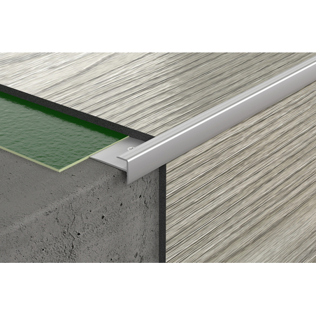 Стъпален профил LVT 5мм 2.70м – скрит монтаж