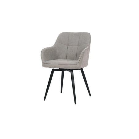 Трапезен стол К-350 - светлобежово-сиво/черно