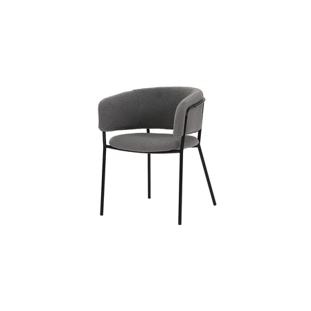 Трапезен стол К-348 - сиво/черно