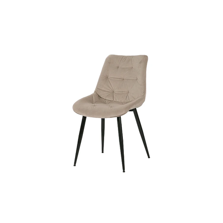 Трапезен стол К-351 - бежово/черно