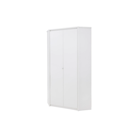 Ъглов гардероб ERDEN SZF 2D - бяло