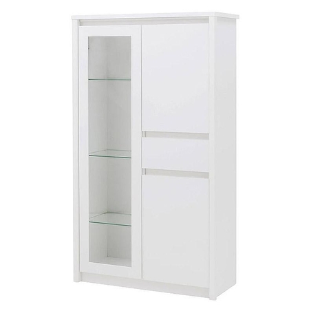 Витрина ниска ERDEN WIT 2D1W1S бяло