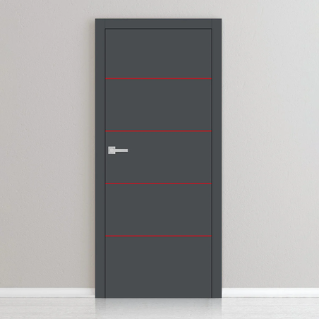 Интарзия LUX 607 - червена