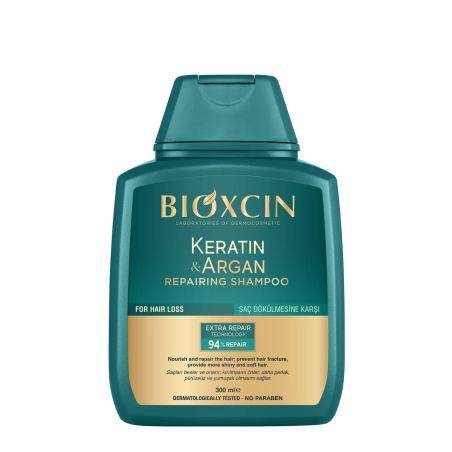 BIOXCIN Възстановяващ шампоан с кератин и арган, 300мл.