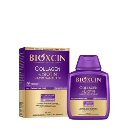 Шампоан за обем с колаген и биотин Bioxcin, 300ml