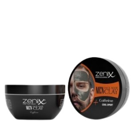 Zenix Men Clay Face Mask Маска за лице с ментол за дълбоко почистване за мъже 350gr