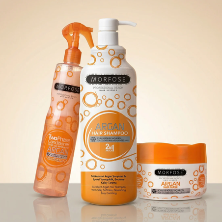 Morfose Argan – Пълна възстановяваща грижа за боядисана коса