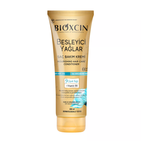 Крем за коса Bioxcin с 9 подхранващи масла от цветя и витамин В5