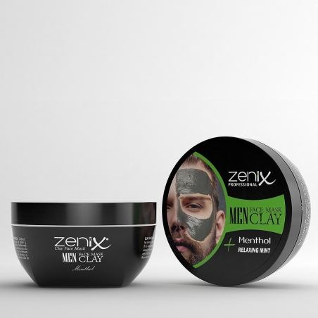 Zenix Men Clay Face Mask Маска за лице с глина и кофеин за мъже 350gr
