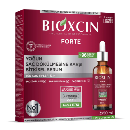 Boixcin Forte серум за коса против интензивен косопад 3 броя Х 50 мл.