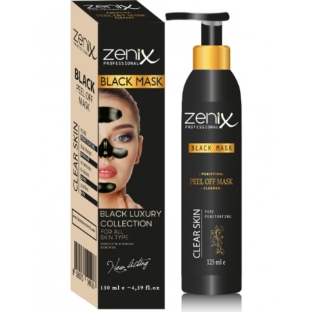 Zenix Professional Peel Off Black Mask – Черна пилинг маска за дълбоко почистване 130 мл.