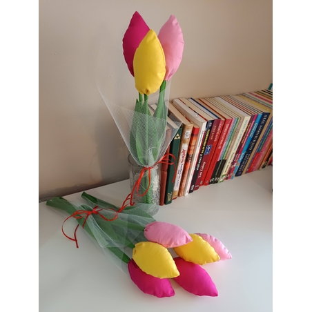 Лалета от текстил 3бр