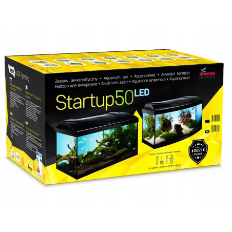 Аквариум Startup 50 LED expert 38.5 литра Напълно Оборудван