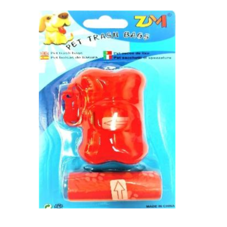 Кокалче с найлонови торбички за екскременти