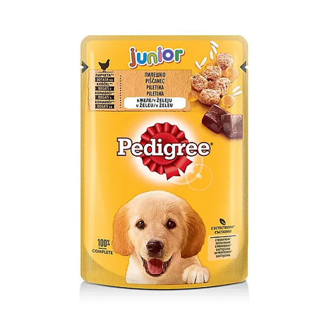 PEDIGREE Пауч Junior Пилешко и Ориз 100 гр