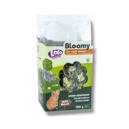 LOLO Pets Bloomy био лакомство за гризачи със зеленчуци 150 гр
