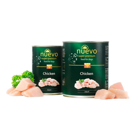 Nuevo Dog Chicken - с пилешко месо - консервирана храна, 400 гр