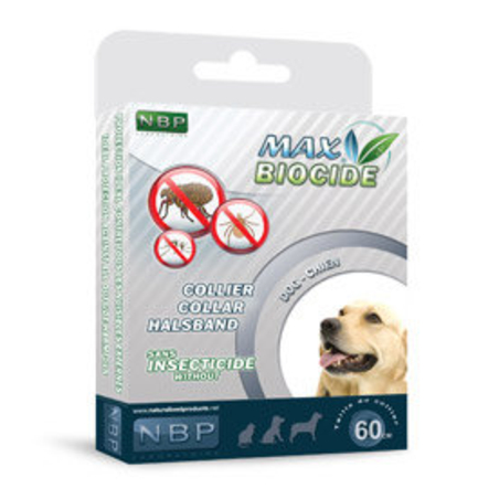 Противопаразитна каишка за куче MAXBiocide с гераниол - 60 см
