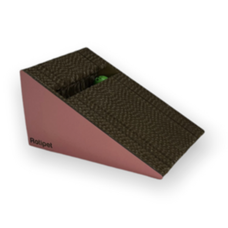 Драскало за Котка Триъгълно с топче - голямо 27x14x20см