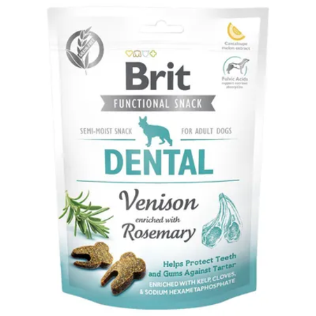 Brit Care Dog Functional Dental Snack с еленско 150гр