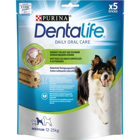 PURINA® DENTALIFE® Sticks Допълваща храна - лакомсво за кучета от средни породи
