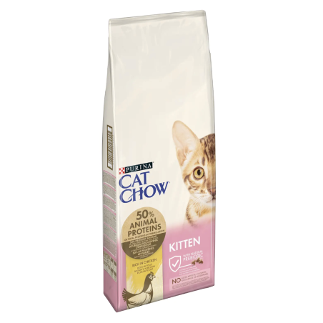 PURINA® CAT CHOW® KITTEN, за малки котенца, Пиле, суха храна