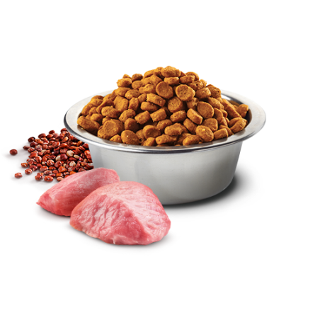 N&D Quinoa Weight Management with Lamb for adult MEDIUM & MAXI dog – суха храна за поддържане на идеално телесно тегло, без зърнени култури за кучета от средни и едри породи над 1 година, с агнешко, киноа, броколи и аспержи