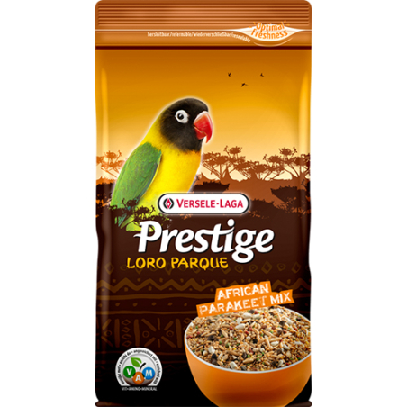 Prestige Premium African Parakeet (Loro Parque Mix) – пълноценна храна за средни африкански папагали, 1 кг