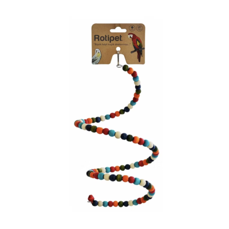Играчка за папагали – голяма спирала, 90 см