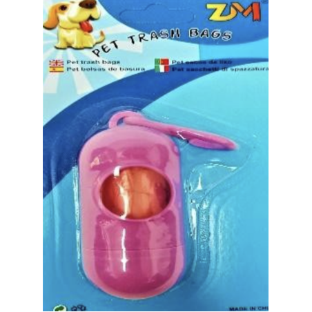 Контейнер с найлонови торбички за екскременти