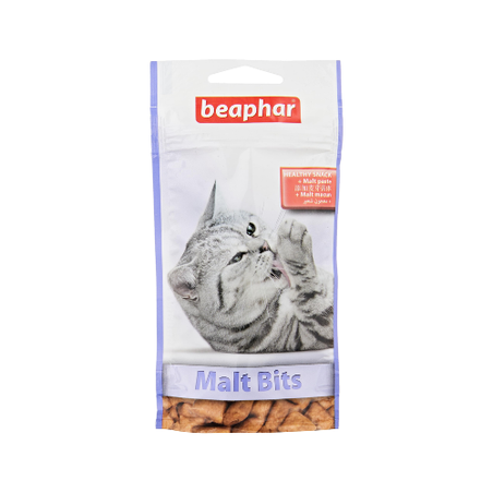 Beaphar Malt Bits - малцови хапки за котки 35 гр
