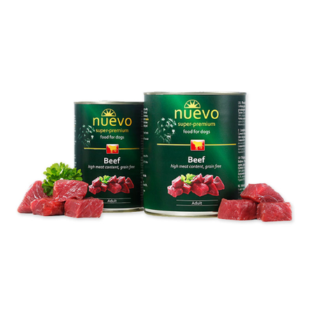 Nuevo Dog Beef - с говеждо месо - консервирана храна, 400 гр