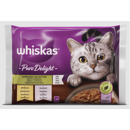 Whiskas Pouch Casserole Mix - паучове микс избрани ястия - 12х85 гр